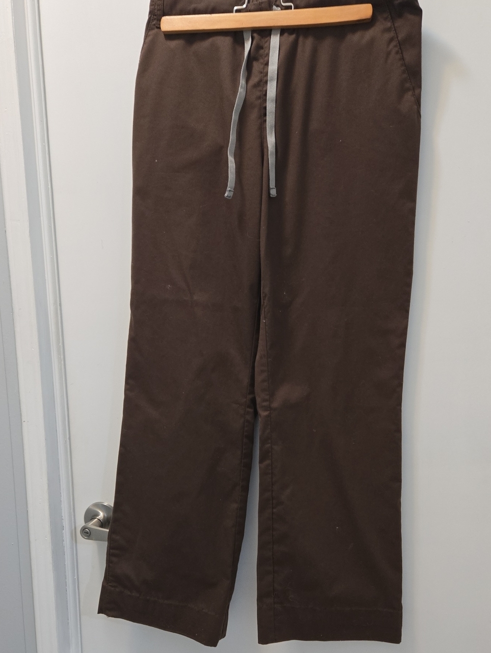 WonderWink Women's Dark Brown Drawstring Chinos